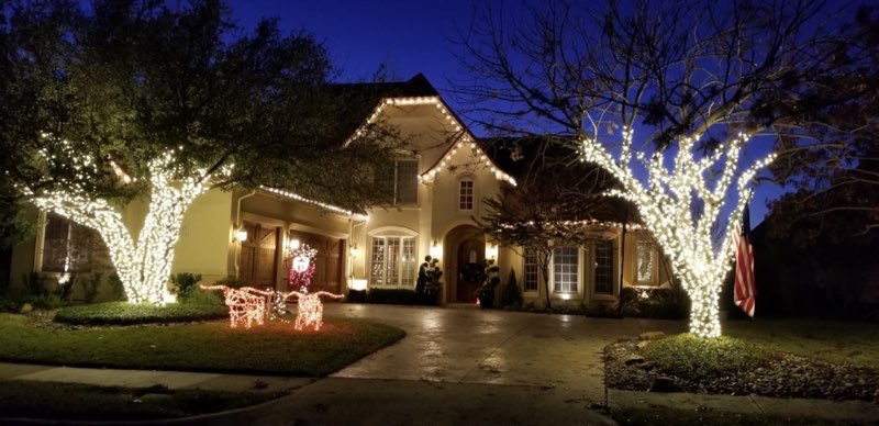 Christmas lights Mansfield