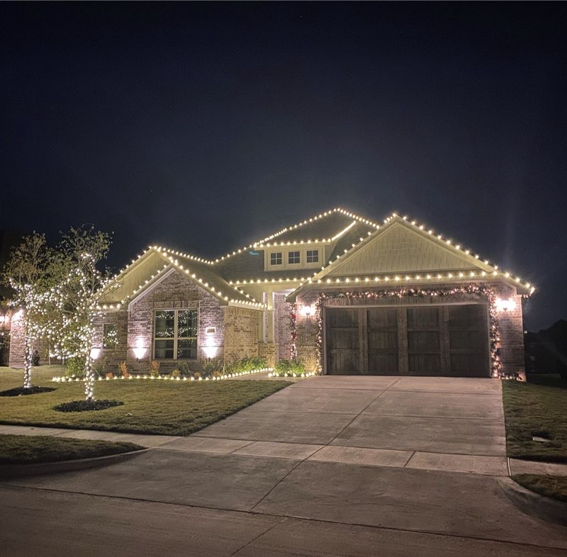 Christmas lights Mansfield
