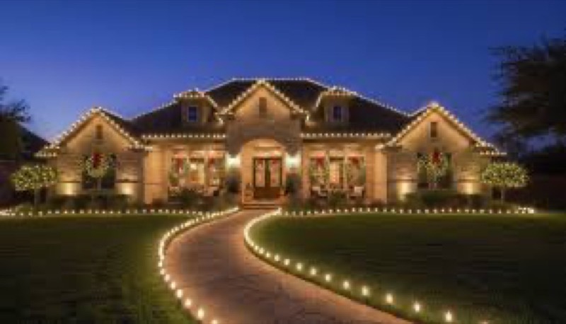 Christmas lights Mansfield