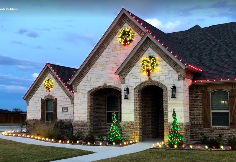 Christmas lights Mansfield